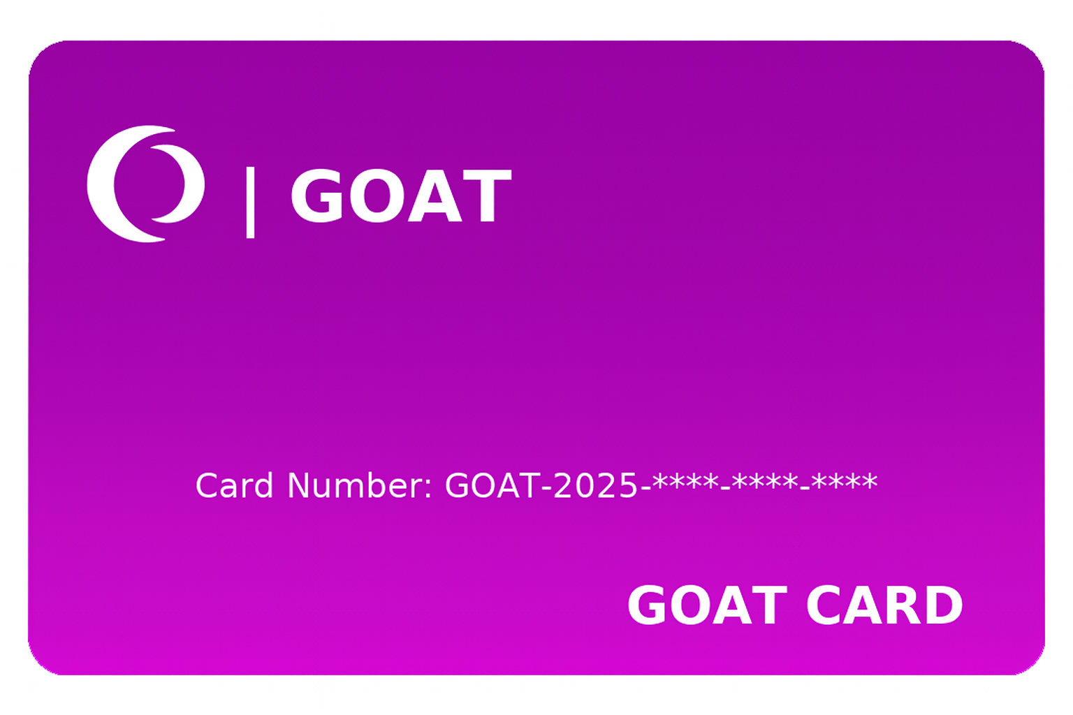 GOAT Card